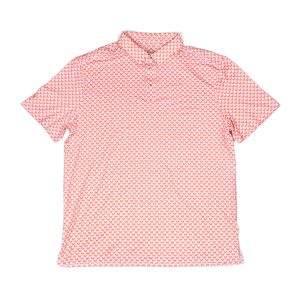 Burlebo x Whataburger WHATA Logo White/Orange Performance Polo